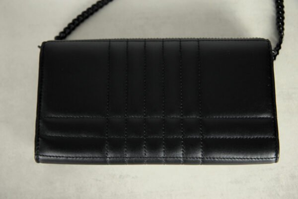 Bandolera de piel negra - Imagen 3